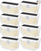 HMCITY 120 LED Solar Lights Outdoor by LightingUpYourLife