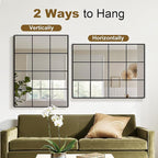 Window Mirrors for Wall Decor, Wall Mirrors Decorative Window Pane 30 x 40 - Image 4