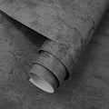 3YECAO 16"×118" Thick Blue Grey Peel and Stick Concrete Wallpaper 3d Faux Gray by 3YECAO