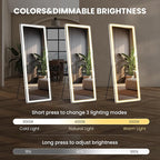 71" x 26" Arched Full Length Mirror - Image 4