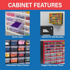 Akro-Mils 44-Drawer Plastic Drawer Storage Cabinet - Image 6