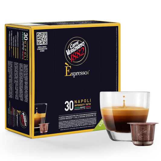 Caffe' Vergnano 1882 Medium Roast Espresso Original Line Machine Compatible Capsules