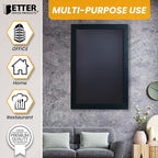 Magnetic Wall Chalkboard, Extra Large Size 20" x 30", Wood Frame, Chalkboard - Image 4