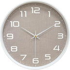 Silent Wall Clock with Large Numbers, 10 Inch Battery Operated Analog Clock by MABPEDO