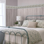 Beige Floral Wallpaper Border 196x4 Inch Peel and Stick Wall Border Removable - Image 7