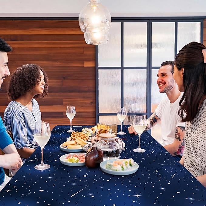 Kochorie 100 Ft X 54 Inch Space Galaxy Tablecloth Roll - Image 7