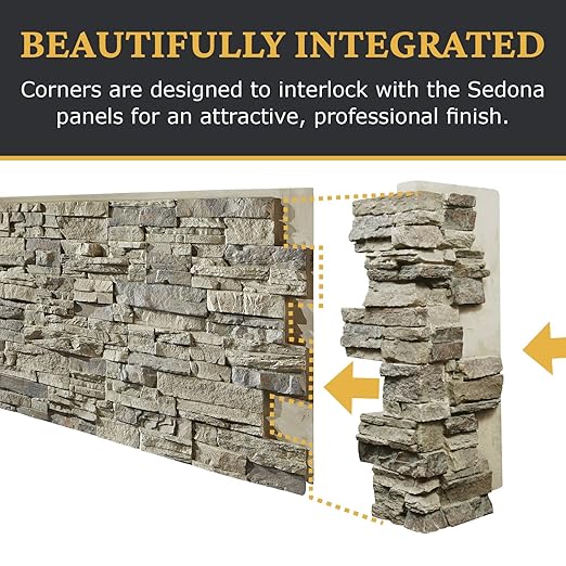 AZ Faux High-Density Polyurethane Faux Stone Interlocking Outside Corner - Image 7