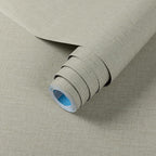 practicalWs Cream Contact Paper 17.7 inch ×393.7 inch Grasscloth Texture Peel by practicalWs