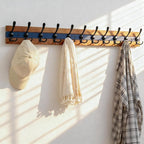 SKOLOO Rustic Wall Mounted Coat Rack - Image 5