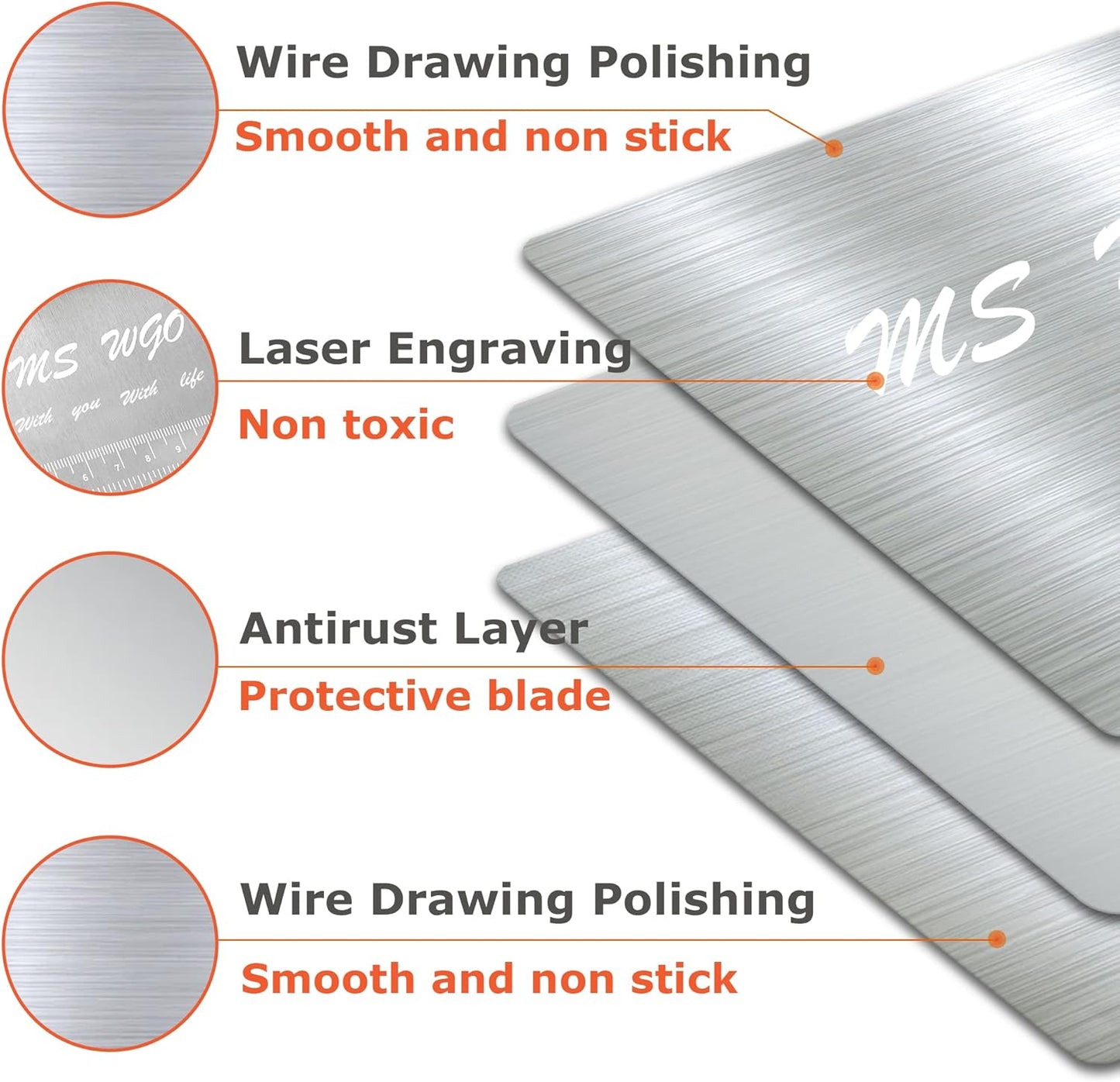 Pro Dough Pastry Scraper/Cutter/Chopper Stainless Steel Mirror Polished with Measuring Scale Multipurpose- Cake, Pizza Cutter - Pastry Bread Separator Scale Knife