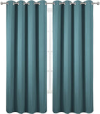 LEMOMO Sea Teal Thermal Blackout Curtains/52 x 84 Inch/Set of 2 Panels Room - Image 2