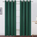 LEMOMO Dark Green Thermal Blackout Curtains/52 x 108 Inch/Set of 2 Panels Room by Lemomo