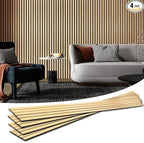 Art3d 4-Piece Wood Slat Acoustic Panels by Art3d