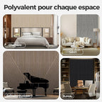 AKUMAX 2 Pack Acoustic Panels, Wood Slat - Image 6