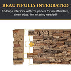 AZ Faux High-Density Polyurethane Faux Stone Interlocking Left Endcap - Image 7