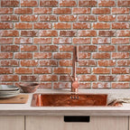 3D Peel and Stick Faux Brick Wall Panels 11.8" x 11.8" 10-Pack, Small - Image 9