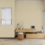 TANONE Khaki Contact Paper Peel and Stick, Grasscloth Beige Wallpaper Self - Image 7