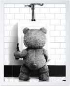 Poster Master Funny Teddy Bear Print by PosterMaster