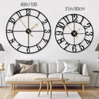 LEIKE 40 Inch Extra Large Wall Clock, Decorative Oversized Arabic Numerals - Image 2