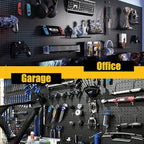 Spampur Peg Board, 4 Pack Metal Pegboard Panels - Image 8