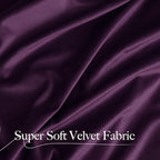 NICETOWN Purple Velvet Curtains 90 inch Long - Image 7