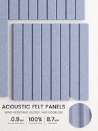 Bumusty Large Cork Board Alternative-48 x 36" Felt Bulletin Board Tiles - Image 3