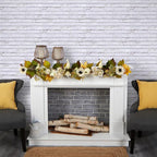 COMSTICKC 3D Faux Wood Wall Sticker, Peel and Stick Wall Covering, DIY - Image 6