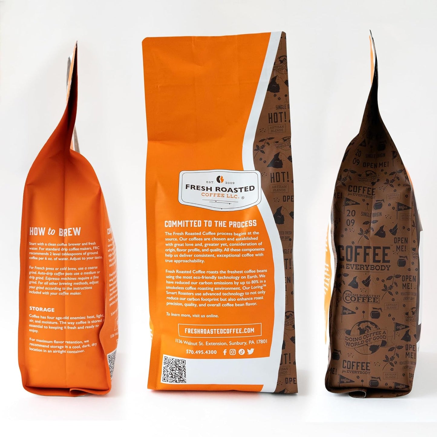 Fresh Roasted Coffee,Seriously Dark Artisan Blend,5 lb Dark Roast, Kosher, Whole Bean