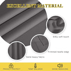 NICETOWN Sliding Glass Door Curtain Extra Long 132 inches Long, Grommet Thermal - Image 5