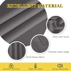 NICETOWN Blackout Gray Curtain 110 inch Length, Grommet Extra Long Thermal - Image 5