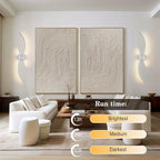Battery Operated Wall Sconces Set of Two - Image 3
