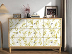Livebor Leaf Peel and Stick Wallpaper Olive Leaf Contact Paper17.7in x 118.1in - Image 7
