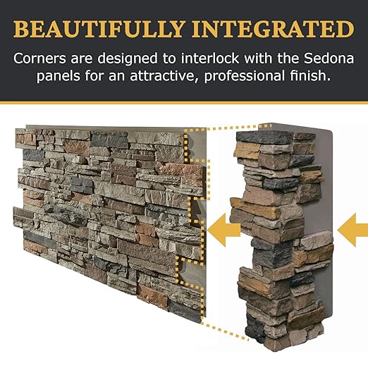 AZ Faux High-Density Polyurethane Faux Stone Interlocking Outside Corner - Image 7