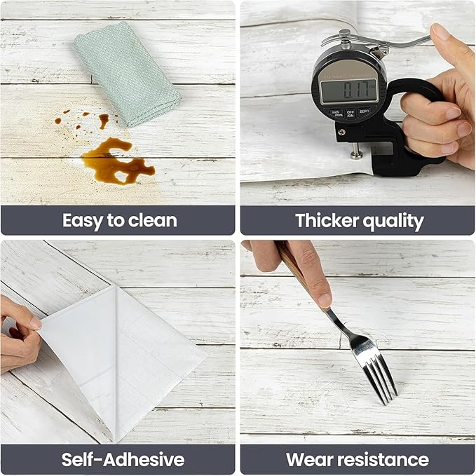 Peel and Stick Wallpaper with Tools 17.7" X 393" - Image 2