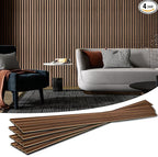 Art3d 4-Piece Wood Slat Acoustic Panels by Art3d