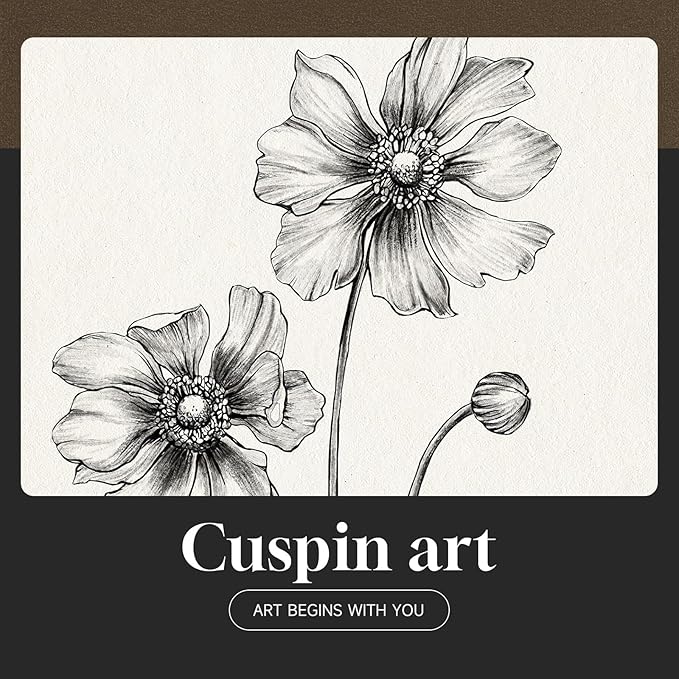 Framed Black and White Floral Wall Art - Image 5