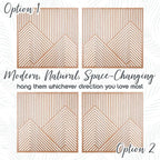 SnugLife 2 Pcs Wood Mountain Wall Art - Image 2