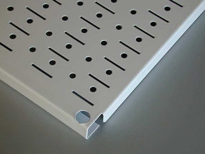 Wall Control Pegboard 32in x 16in Yellow Metal Pegboard Tool Board Panel - Image 5