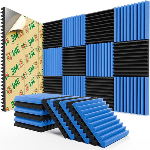 12 Pack Sound Proof Foam Panels by HEMRLY