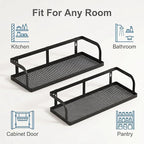 PUSDON 2-Pack 16.5" Extra Long Slim Hollowout Shower Caddy, Wall Mount Spice - Image 7