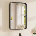 TETOTE 16 x 24 Inch Black Frame Mirror, Bathroom Vanity Mirror by TETOTE