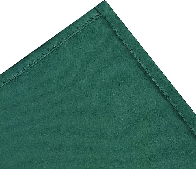 LEMOMO Green Blackout Curtains 34 x 84 Inch Length/Set of 2 Curtain - Image 8