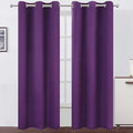 LEMOMO Blackout Curtains 42 x 84 Inch/Purple Curtains Set of 2 Panels/Room by Lemomo