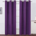 LEMOMO Blackout Curtains 42 x 84 Inch/Purple Curtains Set of 2 Panels/Room by Lemomo