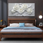 Suconvng Large Wall Art For Living Room Floral Canvas Art Wall Decorations - Image 3