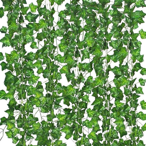 12 Pack Fake Vines for Room Decor Artificial Ivy Garland by Comtelek
