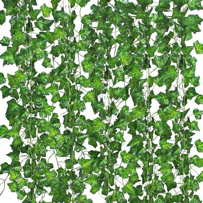 Fake Vines for Room DecorArtificial Plant Ivy Garland 1 Stand 100FT Long by Comtelek