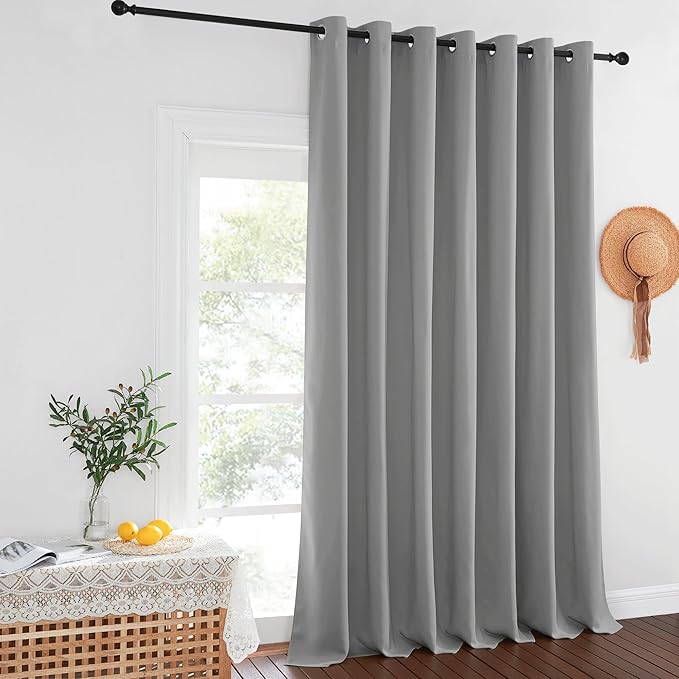 NICETOWN Blackout Patio Curtains 100 x 144 Inches Long - Image 8