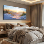 Wall Art For Living Room Large Size Wall Decorations Pictures Blue Sun Beach - Image 2