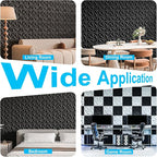 Art3d 33-Pack 3D Wall Panel for Interior Wall Décor, Diamond Textured PVC - Image 8